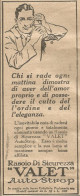 W1384 Rasoio Di Sicurezza VALET Autostrop - Pubblicità 1926 - Vintage Advert - Werbung