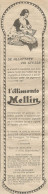 W1363 Alimento MELLIN - Se Allattate Voi Stessa - Pubblicità 1926 - Vintage Adv - Werbung