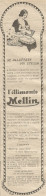 W1365 Alimento MELLIN - Se Allattate Voi Stessa - Pubblicità 1926 - Vintage Adv - Werbung