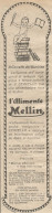 W1351 Alimento MELLIN - Il Cervello Del Bambino - Pubblicità 1926 - Vintage Adv - Werbung