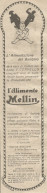 W1349 Alimento MELLIN - L'alimentazione Del Bambino_Pubblicità 1926_Vintage Adv - Werbung