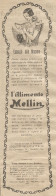 W1329 Alimento MELLIN - Consigli Alle Mamme - Pubblicità 1926 - Vintage Advert - Werbung