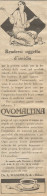 W1312 OVOMALTINA - Rendersi Oggetto D'invidia - Pubblicità 1926 - Vintage Advert - Werbung