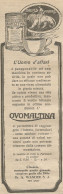 W1310 OVOMALTINA - L'uomo D'affari... - Pubblicità 1926 - Vintage Advert - Werbung