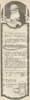 W1303 OVOMALTINA - Il Vero Sostegno Della... - Pubblicità 1926 - Vintage Advert - Werbung