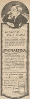 W1304 OVOMALTINA - Le Fatiche Della Scuola - Pubblicità 1926 - Vintage Advert - Werbung