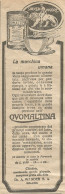 W1301 OVOMALTINA - La Macchina Umana - Pubblicità 1926 - Vintage Advert - Werbung