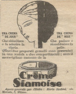 W1285 Creme SIAMOISE - Pubblicità 1929 - Vintage Advert - Werbung