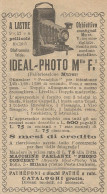 W1270 Ideal-Photo Modello F. - Pubblicità 1926 - Vintage Advertising - Werbung