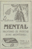 W1254 Pasticche Mental - Pubblicità 1949 - Vintage Advertising - Werbung