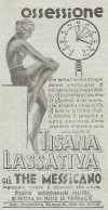 W1242 Tisana Lassativa Già The Messicano - Pubblicità 1947 - Vintage Advertising - Werbung