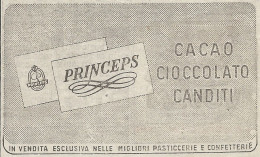 W1244 Cioccolato Princeps - Pubblicità 1947 - Vintage Advertising - Werbung