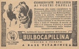 W1238 Bulbocapillina - Pubblicità 1943 - Vintage Advertising - Werbung