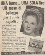 W1221 Shampo Palmolive - Pubblicità 1939 - Vintage Advertising - Werbung