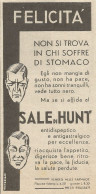 W1203 Antigastralgico Sale Di Hunt - Pubblicità 1934 - Vintage Advert - Reclame