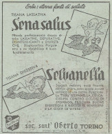 W1205 Tisana Lassativa Senasalus - Pubblicità 1948 - Vintage Advert - Reclame