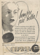 W1198 Cipria GIBBS - Sempre Più Bella - Pubblicità 1926 - Vintage Advert - Werbung