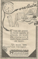 W1165 ARRIGONI - Ore Liete - Pubblicità 1926 - Vintage Advert - Reclame