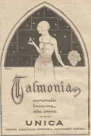 W1154 UNICA - Caramelle Talmonia - Pubblicità 1926 - Vintage Advert - Werbung