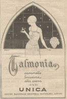 W1150 UNICA - Caramelle Talmonia - Pubblicità 1926 - Vintage Advert - Werbung