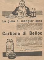 W1136 Carbone Di BELLOC - Pubblicità 1926 - Vintage Advert - Publicidad