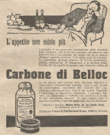 W1137 Carbone Di BELLOC - Pubblicità 1926 - Vintage Advert - Reclame