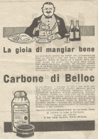 W1134 Carbone Di BELLOC - Pubblicità 1926 - Vintage Advert - Werbung