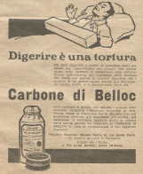 W1141 Carbone Di BELLOC - Pubblicità 1926 - Vintage Advert - Reclame