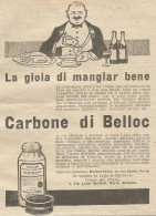 W1135 Carbone Di BELLOC - Pubblicità 1926 - Vintage Advert - Reclame