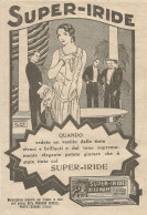 W1114 SUPER-IRIDE - Tinta Per Tessuti - Pubblicità 1926 - Vintage Advert - Werbung