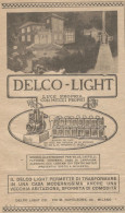 W1084 Delco-Light Luce Propria Con Mezzi Propri - Pubblicità 1926 - Advertising - Advertising