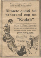 W1081 KODAK Ritraete Questi Bei Panorami - Pubblicità 1926 - Advertising - Werbung