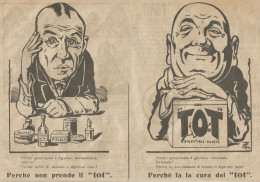 W1099 TOT Digestible Cachets - Pubblicità 1926 - Advertising - Werbung