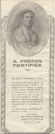 W1036 PROTON - De Simone Francesco - Catania - Pubblicità 1926 - Advertising - Werbung