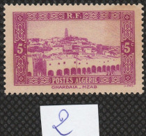 Année 1936-N°104a Neuf**MNH : Ghardaïa-M'Zab : Variété Tâche Blanche Devant Le "5" De Droite     (2) - Ungebraucht