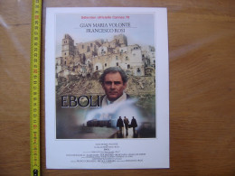 Synopsis Cinema Movie EBOLI Volonte Bonacelli Cuny Massari Papas Rosi - Andere & Zonder Classificatie