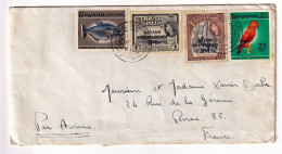 Lettre Guyana Georgetown British Guyana Guiana Independance Pessac Gironde - Guyane (1966-...)