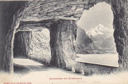 AK 210910 SWITZERLAND - Axenstrasse Mit Bristenstock - Sonstige & Ohne Zuordnung