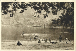 ROMANIA TUSNAD - LAKE SF. ANA, PEOPLE, FOREST, MOUNTAIN LANDSCAPE - Romania