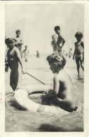 ROMANIA VASILE ROAITA - CHILDREN ON THE BEACH, SEASIDE - Romania