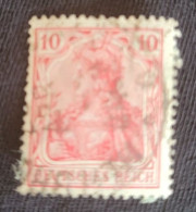 10 Pf. Germania III, Deutsches Reich - Used Stamps