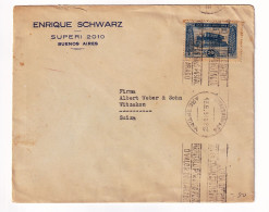 Lettre 1946 Buenos Aires Argentine Argentina Suisse Suiza Enrique Schwarz Superi 2010 Albert Weber & Sohn Witzekon - Storia Postale