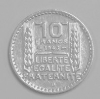 Monnaie 10 Francs 1946 B Turin Grosse Tête , Rameaux Courts ( Gouvernement Provisoire ) - 10 Francs
