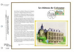Belgique - Feuillet CEF SOIE ZIJDE 2196 - 02/11/1985 - Le Château De Colonster - 1981-1990