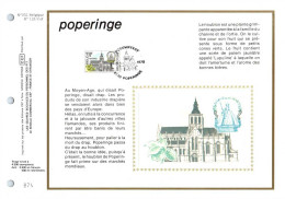 Belgique - Feuillet CEF SOIE ZIJDE 1950 - 20/10/1979 - Poperinge - 1971-1980