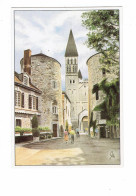 Cpm - 71 - TOURNUS - église St Philibert - Illustration Jean Pierre Gillot - Tour Animation - Sonstige & Ohne Zuordnung