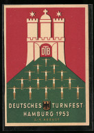 AK Hamburg, Deutsches Turnfest 1953, Wappen  - Andere & Zonder Classificatie