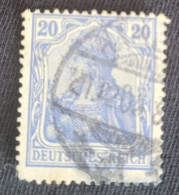 20 Pf. Germania III, Deutsches Reich - Used Stamps
