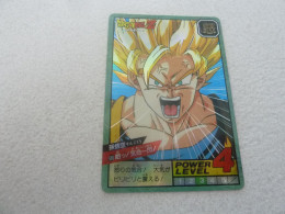 Dragon Ball Z - Power Level - 4 - 3 -  N° 690 - Editions Bandai - Année 1995 - - Dragonball Z