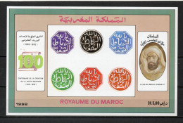 MAROC BLOC  N°  21   NEUF SANS CHARNIERE  COTE 3.50€     CREATION DE LA POSTE  VOIR DESCRPTION - Morocco (1956-...)